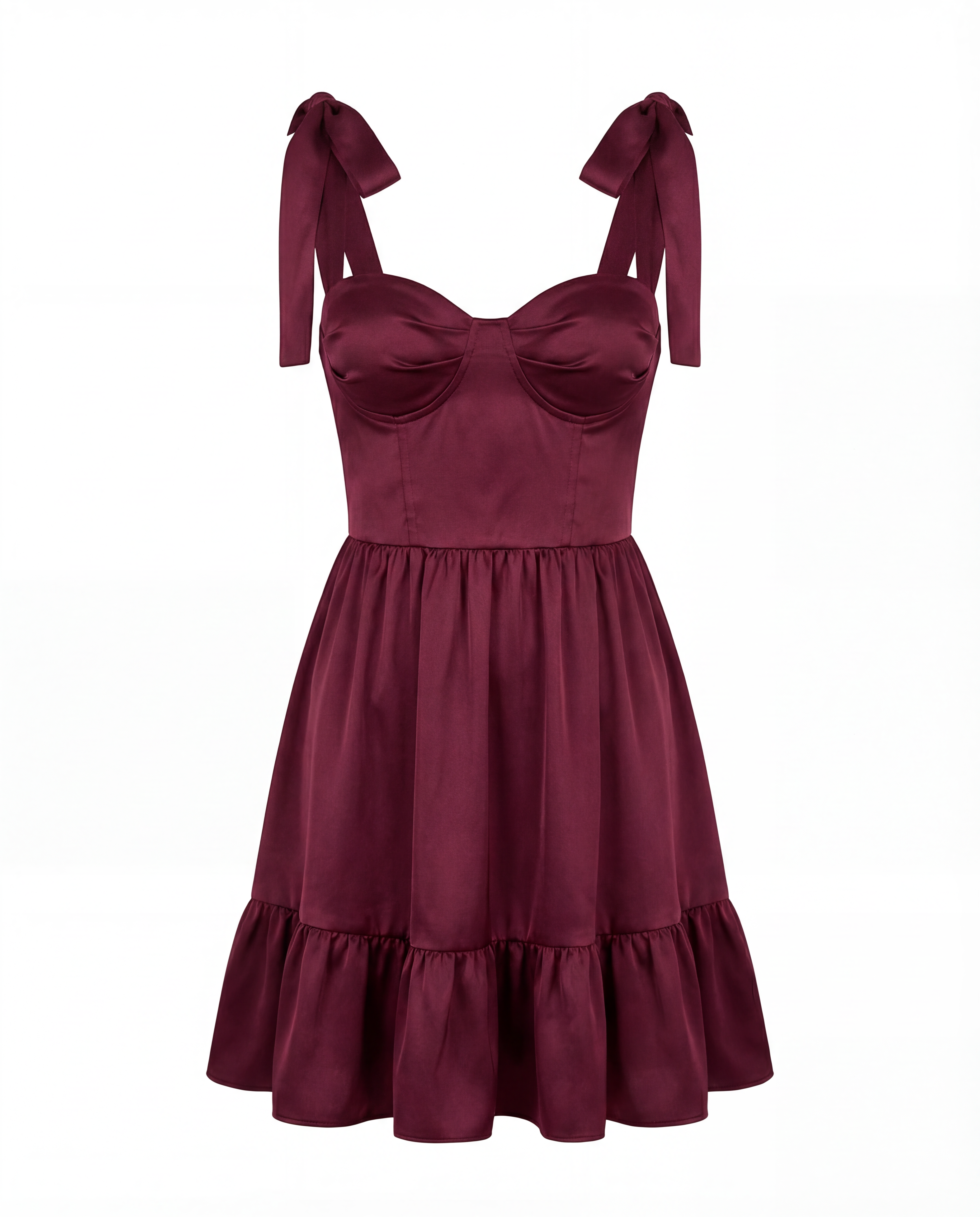 Burgundy Elise Bow