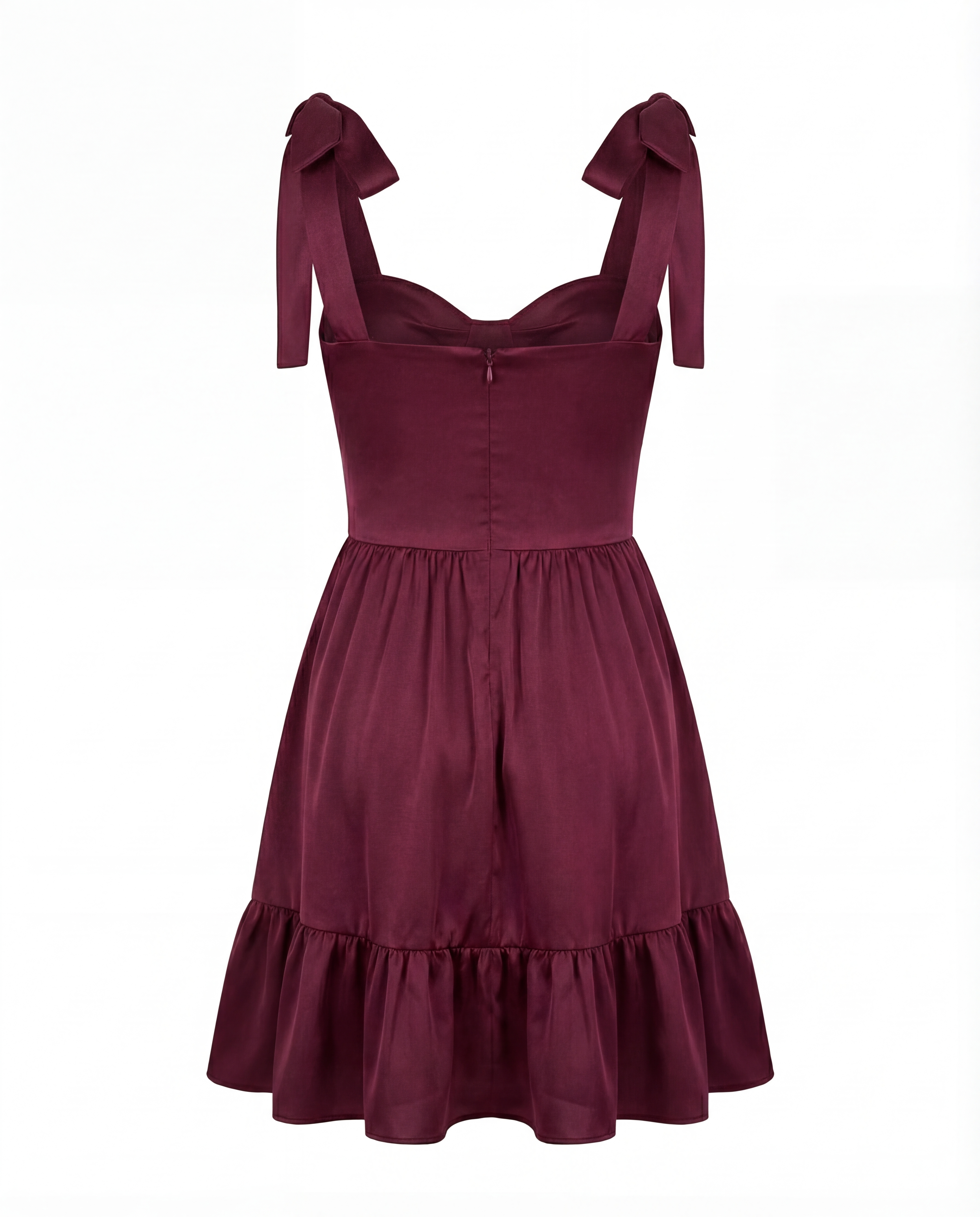 Burgundy Elise Bow
